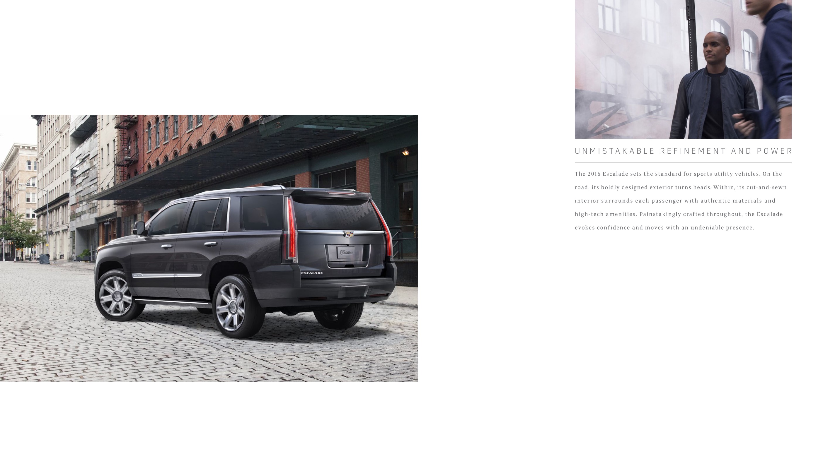2016 Cadillac Escalade Brochure Page 2